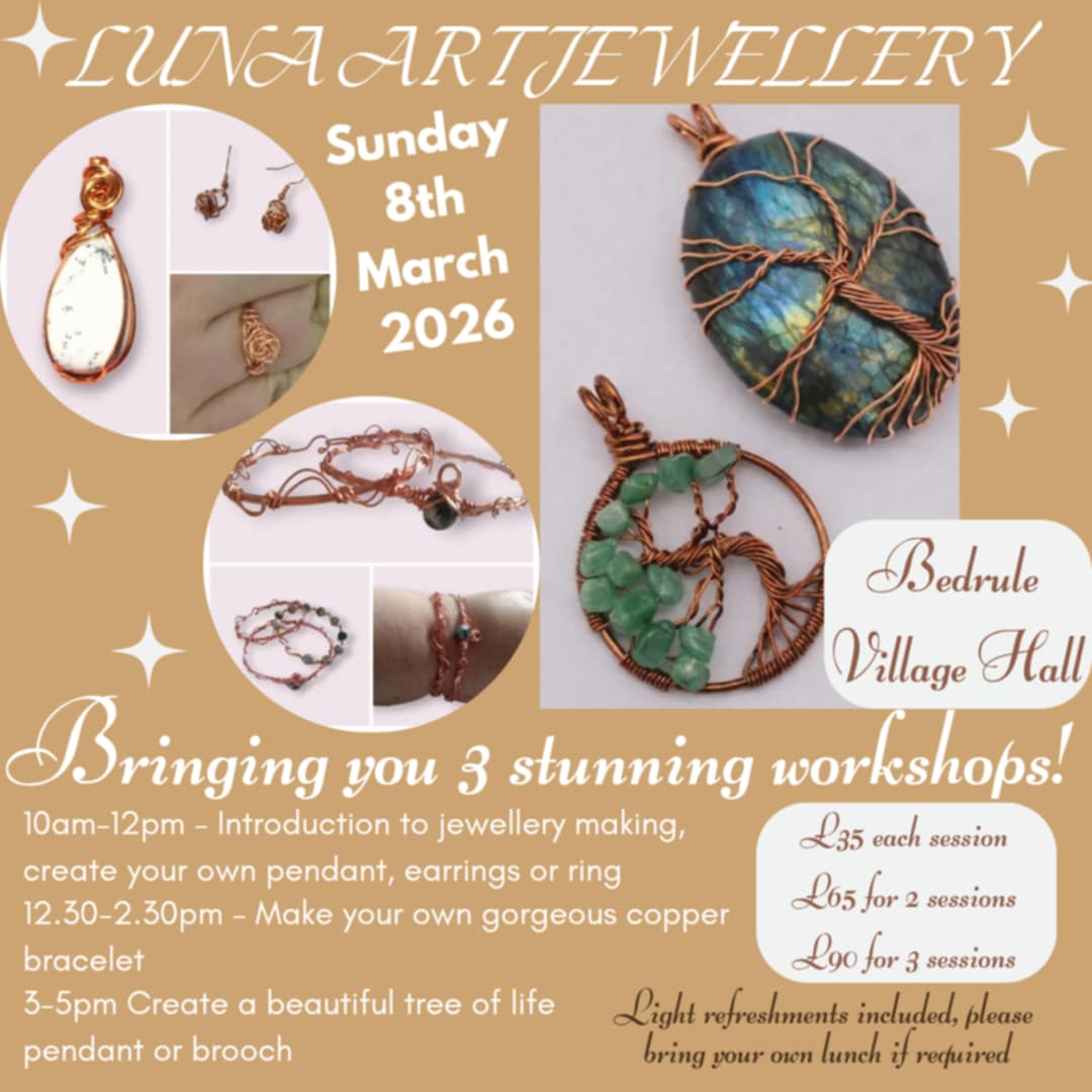 Jewellery workshop with Luna Art Jewellery