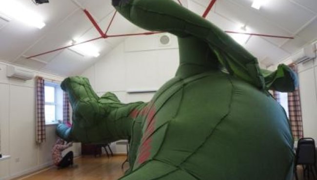 Dragon Fills Eckford Village Hall