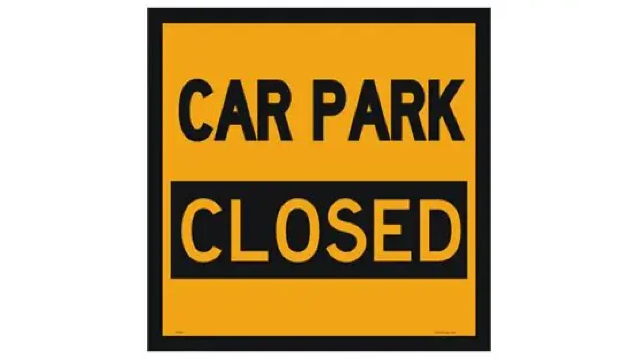 Waverly Place Newtown Car Park Closed